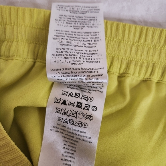 Marciano Yellow High Slit Beaded Pants - Picture 9 of 9